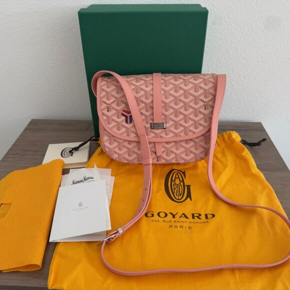 Goyard Belvedere PM Crossbody – Powder Rose Pink – Ultra Rare, Brand New - Picture 12 of 14